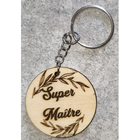 Porte clé "Super Maître"