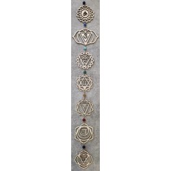 Suspension chakras avec minéraux