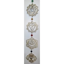 Suspension chakras avec minéraux