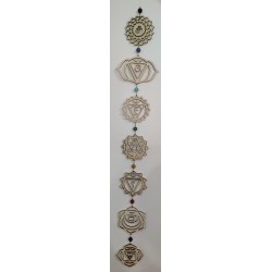 Suspension chakras avec minéraux