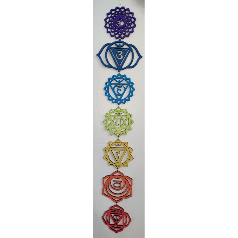 Suspension chakras colorée