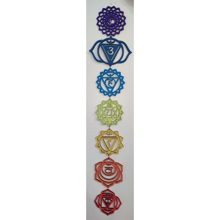 Suspension chakras colorée