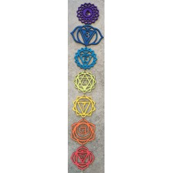 Suspension chakras colorée