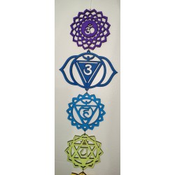 Suspension chakras colorée