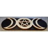 Triple lune avec pentagramme