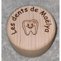Boite à dents personnalisée