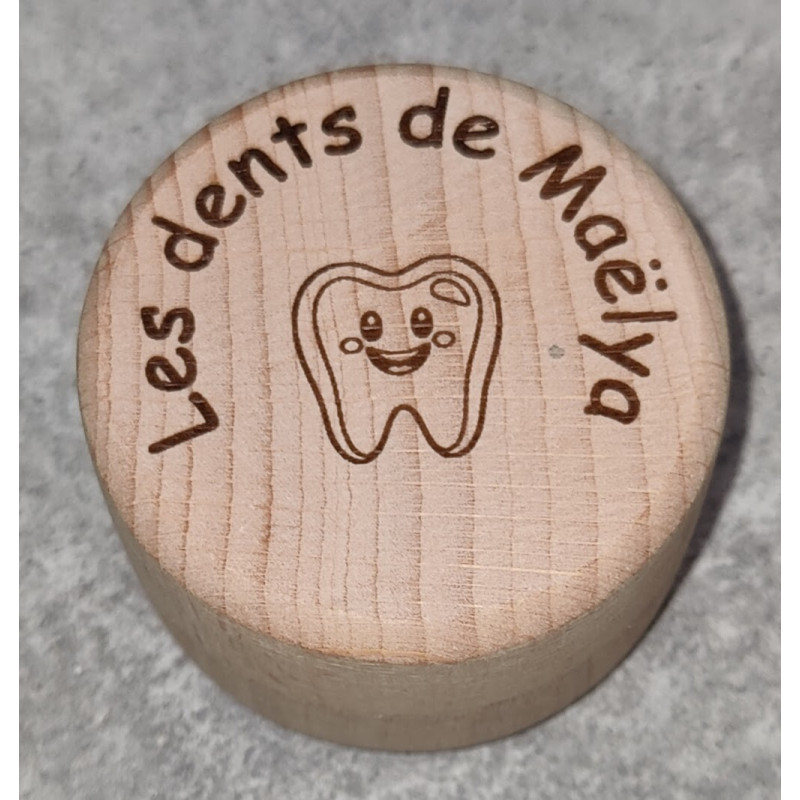 Boite à dents personnalisée