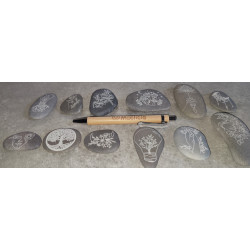 Galets gravés et personnalisables