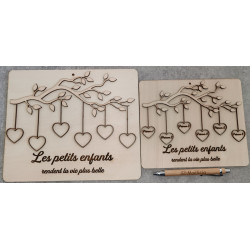 Branche de Famille Personnalisée avec Prénoms : Cadeau Déco & Grands-Mères