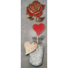 Rose en bois personnalisée