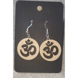 Boucles d'oreille chakra coronal