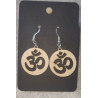 Boucles d'oreille chakra coronal