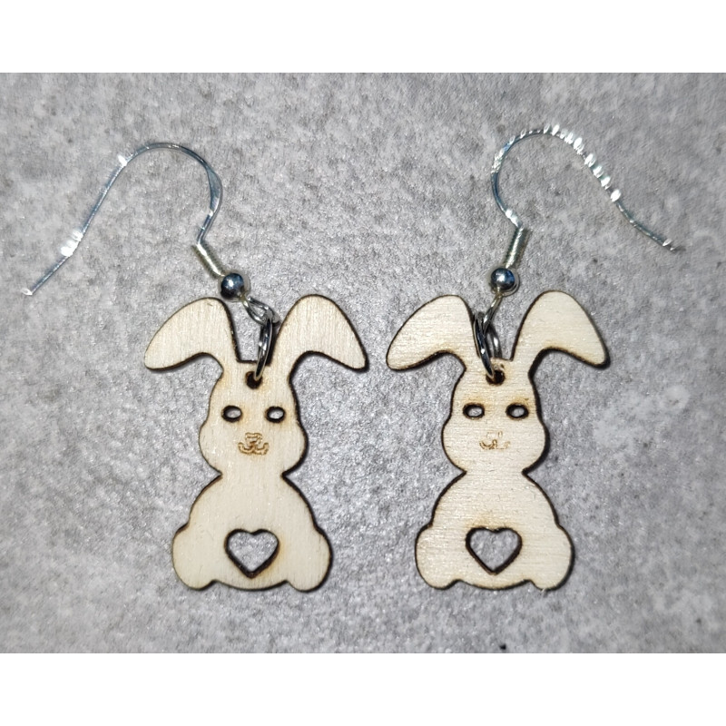 Boucles d'oreille "lapin"