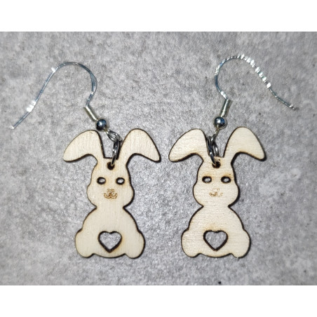 Boucles d'oreille "lapin"
