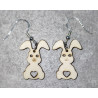 Boucles d'oreille "lapin"