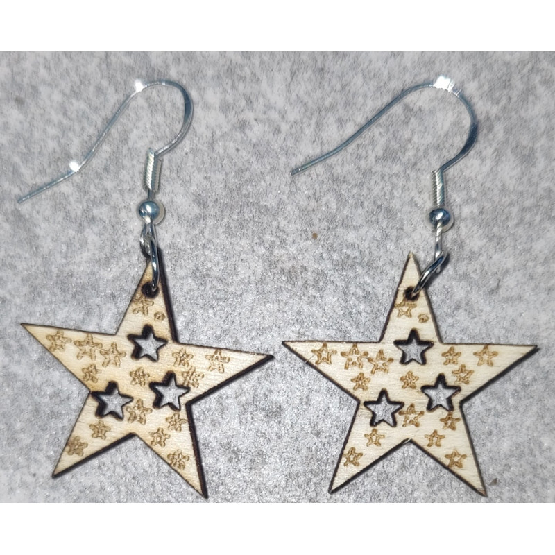 Boucles d'oreille "Etoiles"