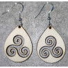 Boucles d'oreille "Trisquel"