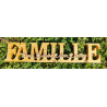 Décoration en Bois – Famille, Amour & Bonheur personnalisable