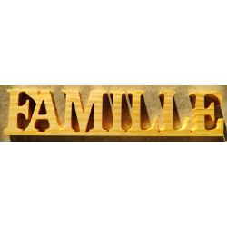 Décoration en Bois – Famille, Amour & Bonheur