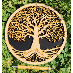 Arbre de vie de 20cm de diamètre personnalisé