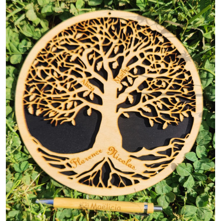 Arbre de vie de 20cm de diamètre personnalisé