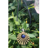 Pendentif bois & sodalite – Expression et clarté mentale