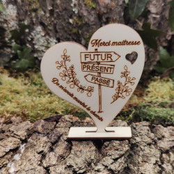 Cadeau maîtresse chemin