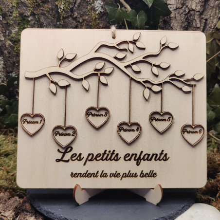 Branche de Famille Personnalisée avec Prénoms : Cadeau Déco & Grands-Mères