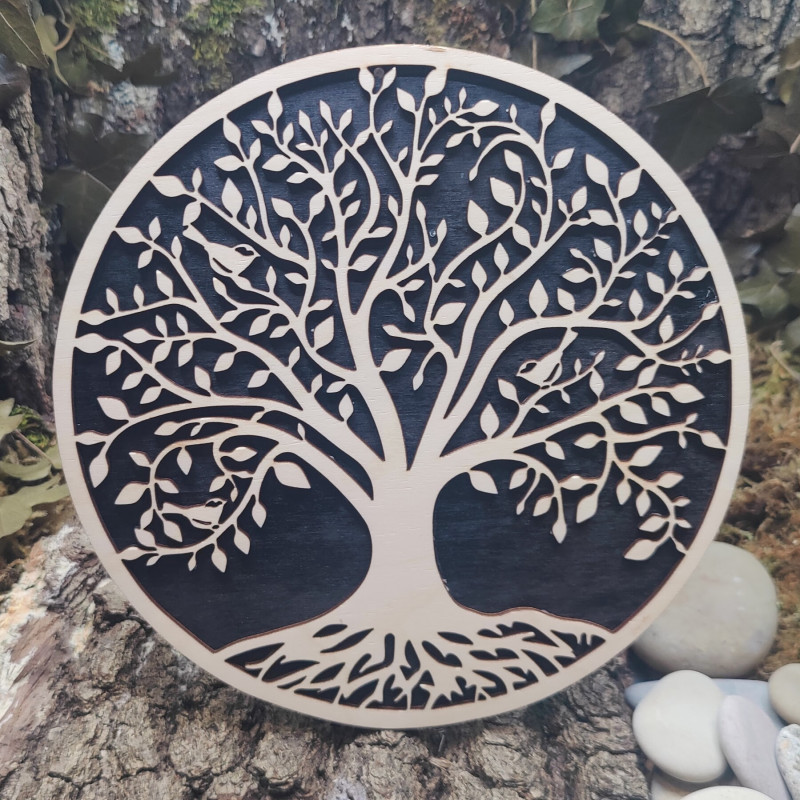 Arbre de vie 20 cm avec oiseaux