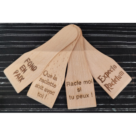 Spatule à raclette personnalisée