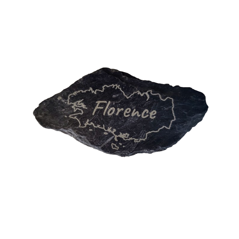 Ardoise Personnalisée Gravée - Cadeau Artisanal Unique | Maëlicia