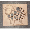 Jauge à aiguilles à tricot en bois - Mouton Artisanal | Maelicia