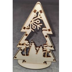 Sapins de noël en relief