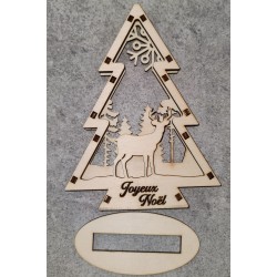 Sapins de noël en relief