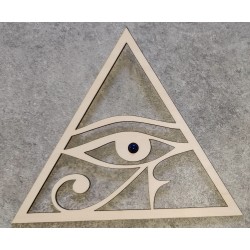 Œil d'Horus avec pierre en Lapis-lazuli