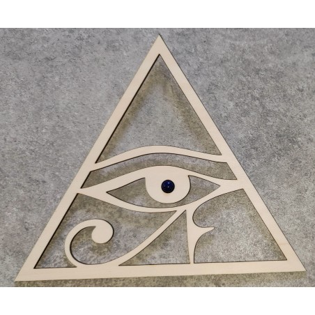 Œil d'Horus avec pierre en Lapis-lazuli