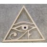 Œil d'Horus avec pierre en Lapis-lazuli