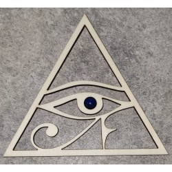 Œil d'Horus avec pierre en Lapis-lazuli