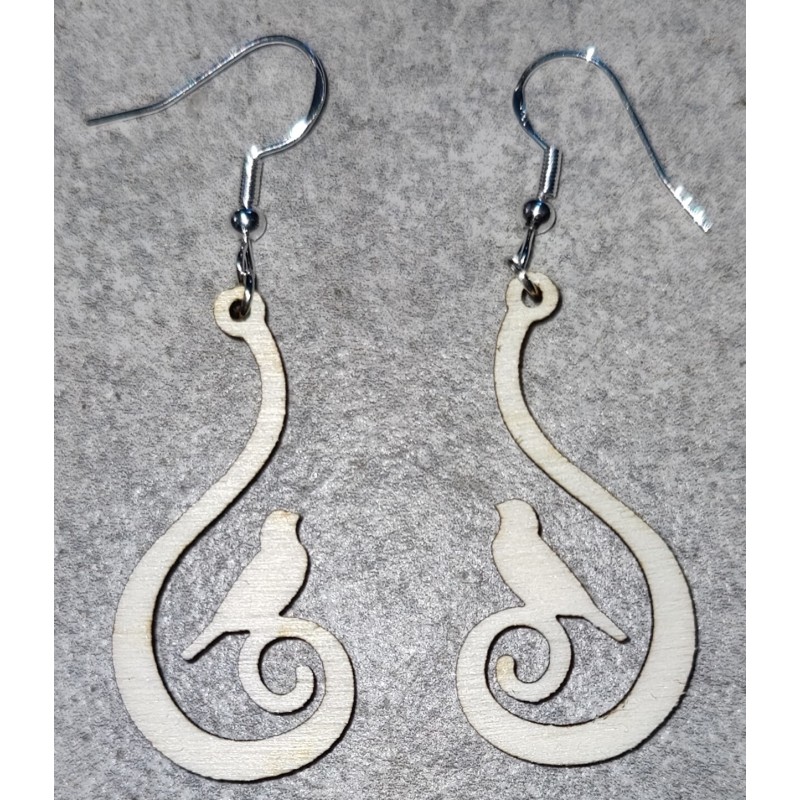 Boucles d'oreille "Oiseaux"