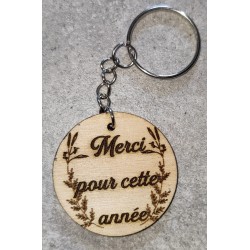 Porte clé "Merci pour cette année"