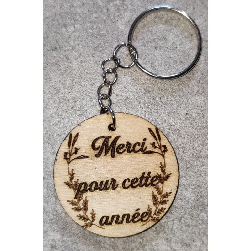 Porte clé "Merci pour cette année"