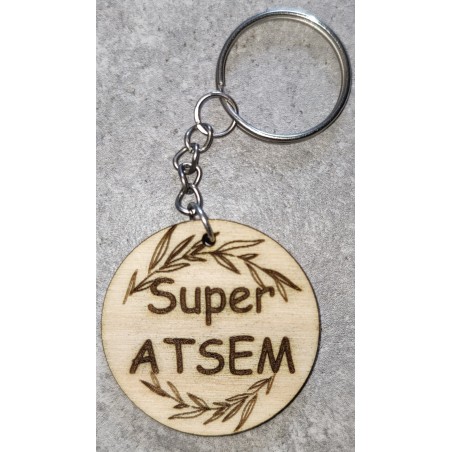 Porte clé "Super ATSEM"