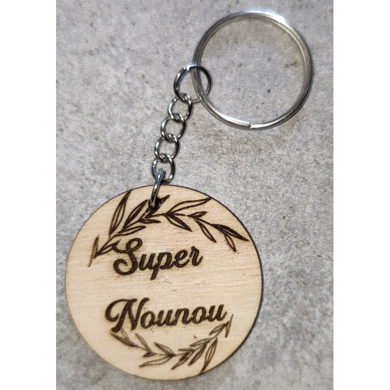 Porte clé "Super Nounou"